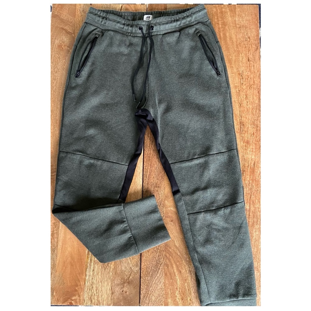 H&M Green Sports Joggers Size Medium
